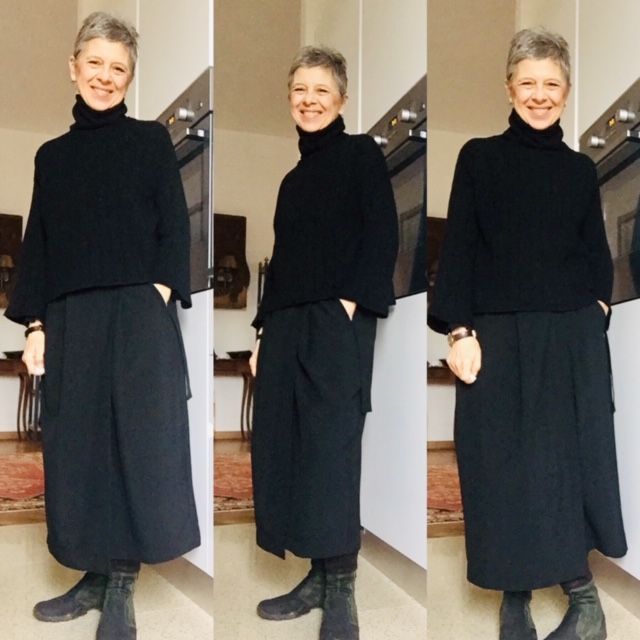 Come vestirsi: una gonna nonostante il freddo. A Monza